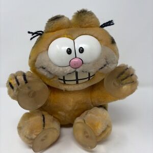 Vintage Garfield Stuck on You‎ Plush Stuffed Animal with Suction Cups 1978 1981